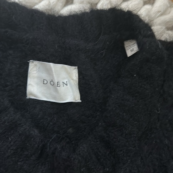 Doen Cable Alpaca Wool Sweater - Picture 2 of 2